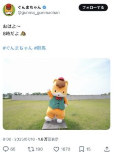 【悲報】ぐんまちゃん、「あの投稿」から意思を奪われるｗｗｗｗｗｗｗｗｗｗ