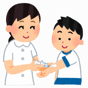 採血看護婦「少しチクッとしますよ～」ﾁｸｯ ワイ「ああああああああああぁぁぁあああ！！！！」