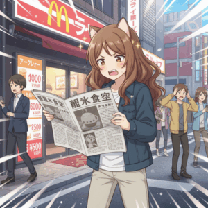 【命題】マクドナが大幅値上げ。少し前までハンバーガーが59円だったのに190円はさすがにおかしい