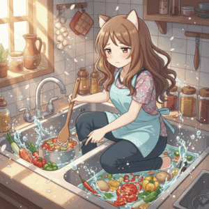 【悲報】トルコ人さん、シンクで料理してしまう