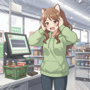 「セルフレジ精算忘れちゃったー！かぁーっ！ワザとじゃねえのになぁー！」←これ
