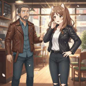 女子大生「フェイクレザーのライダースってそんなにだめですか…？」ライダースおじさん「…ッッ！！」