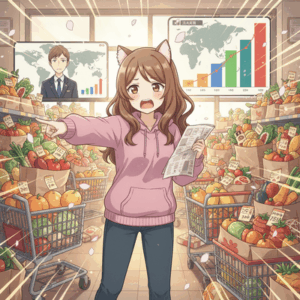 世界の食料インフレ率 ワロタｗ日本世界4位ｗｗｗｗｗｗ