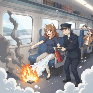 山陽新幹線「のぞみ」の車内で乗客のモバイルバッテリーから発火…乗務員が消火器で消し止める