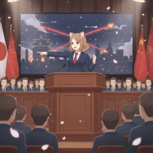 共産党「日本が攻撃もされていないのに、日本から中国に宣戦布告して戦争するのが高市発言。」