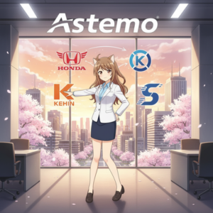 本田技研　日立AMSやｹｰﾋﾝやｼｮｰﾜをくっ付けたアステモを買収し子会社化