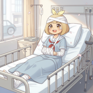 ゆたぼん「車カスに轢かれて入院中です。手術しました。二重になって気に入ってます」